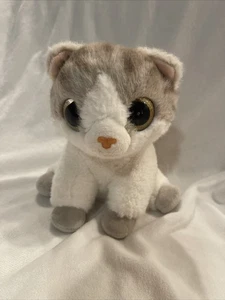 Zuru 6 Zoll Haustiere lebendig geschlagenes Kätzchen Katze getestet schnurrender Sound funktioniert weiß grau - Bild 1 von 7
