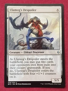 Magic The Gathering BATTLE FOR ZENDIKAR ULAMOG'S DESPOILER devoid card MTG - Picture 1 of 2