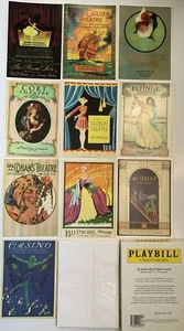 Vintage Playbill Note Cards 10 NY Theater Cover Art 1999 Classics Collection  - Picture 1 of 17