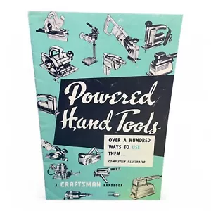 Vintage 1959 Sears Craftsman Handbook Powered Hand Tools Fully Illustrated - Picture 1 of 7