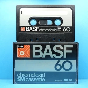 🍒 1x BASF chromdioxid 60 * IEC II Type 2 * Cassette Kassette кассета * 1978 - Bild 1 von 3