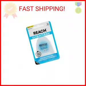 REACH Ultraclean Dental Floss, Mint, Plaque Remover for Teeth, Shred Resistant, - Picture 1 of 2