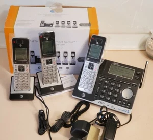 AT&T CLP99573 Cordless Telephone System. 3 Handset Bundle Base Answering Machine - Picture 1 of 13