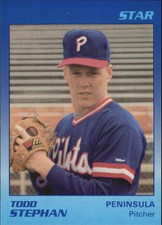 1989 Peninsula Pilots Star #23 Todd Stephan