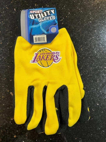 Los Angeles Lakers NBA Team Logo Adult Utility Gloves Cover