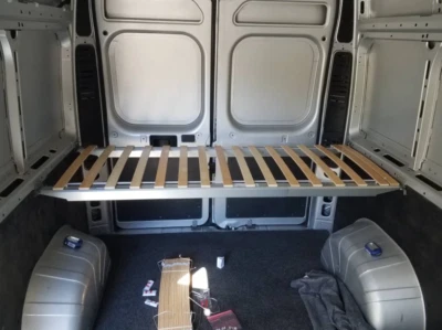 2x Beam Ford E150 E250 E350 Camper Van Twin Bed Support Adjustable 55" to 79" - Image 1 of 4