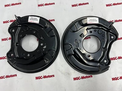 OEM GENUINE TOYOTA 4RUNNER FJ CRUISER GX460 GX470 PARKING BRAKE PLATE SET OF 2 - Image 1 of 4