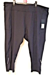 CCX by City Chic Size XL (22) Black Sport Leggings 3/4 length Adjustable SALE - Picture 1 of 8