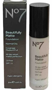 Base Nº7 Beautifully Matte SOFT ROSE 30 ml Botas Nuevas en Caja Raras - Imagen 1 de 1