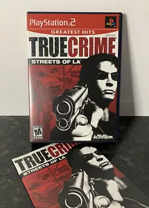 True Crime: Streets Of L.A.- Sony Playstation 2 PS2, w/ Manual, Tested & Works! - Picture 1 of 4