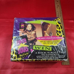 1991 ProSet Super Stars Musicards caja sellada de fábrica tarjetas de rap rock pop - Imagen 1 de 9