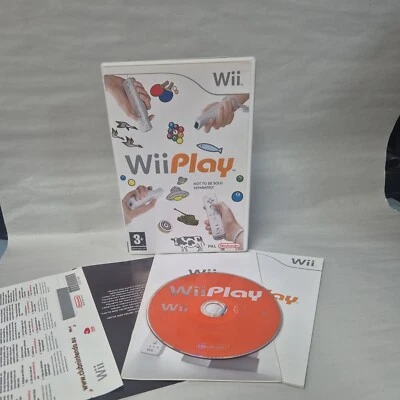 Wii Play Nintendo Wii 2006 Video Game Family Friends Games + Manual PAL - Image 1 of 4