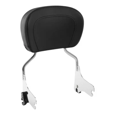 Respaldo de pasajero cromado Sissy Bar apto para Harley Touring Road Glide King 97-08 Foto 1 de 4