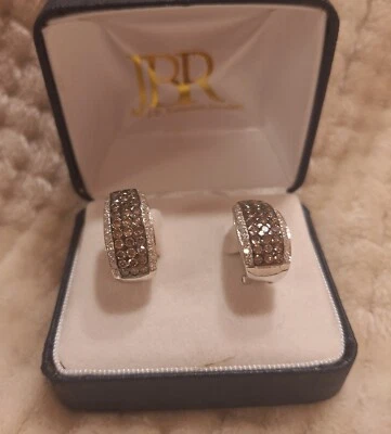 Pendientes Le Vian de diamantes blancos y chocolate 14 k en peso 2 quilates Foto 1 de 4