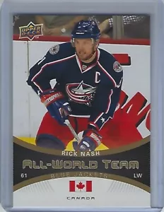 2010-11 Upper Deck All World Team #AW-2 Rick Nash - Picture 1 of 2
