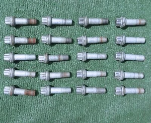 20 Mercedes Benz Factory Wheel Lugbolts OEM Lug Bolts Studs M14 68mm 0009905407 - Picture 1 of 6