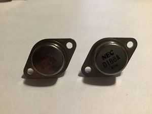 Sansui G-5000...Transistores...NEC D188A y NEC B545A...Probado...de unidad de trabajo. - Imagen 1 de 2