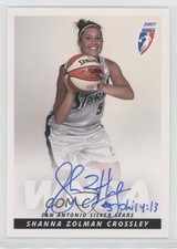 2007 Rittenhouse WNBA Auto Shanna Crossley Shanna Zolman Crossley Rookie Auto RC