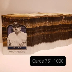2008 Upper Deck Yankee Stadium Legacy/Komplettieren Sie Ihr Set/751-1000 - Bild 1 von 2