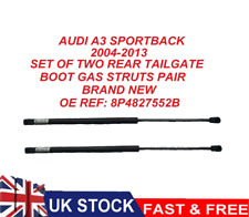 2 Pcs REAR BOOT GAS TAILGATE SUPPORT STRUTS 8P4827552B FOR AUDI A3 SPORTBACK