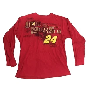 Chase Authentics Jeff Gordon 24 Nascar Long Sleeve T Shirt Red Men’s Size 2XL - Picture 1 of 7
