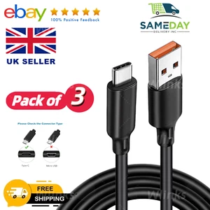 Charging Cable For Samsung Galaxy A12 A13 A21s USB-C Sync Fast Charger Data Lead - Picture 1 of 48