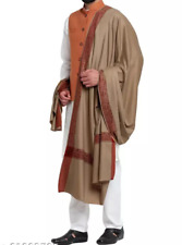 Men's Traditional Embroidery Kashmiri Woolen Shawl / Lohi For Gents.
