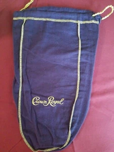 CROWN ROYAL 1,75 LITER (HALBE GALLONE) ZUGBEUTEL (DIES IST DER GROSSE BEUTEL) - Bild 1 von 4