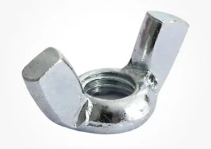 6 Stück M12 Kohlenstoffstahl Flügelmuttern Schmetterling - Bild 1 von 1