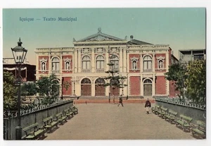 CHILE Iquique Teatro Municipal UNUSED postcard Ed. E. Muecke - Picture 1 of 1