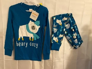 Gymboree Unisex  Gymmies Pjs Pajamas Nwt Size 4 Bears Cozy - Picture 1 of 6