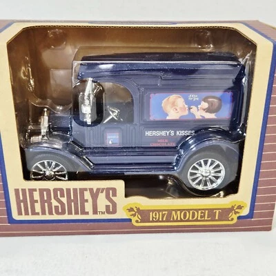 Ertl Hershey's 1917 Ford Model T Delivery Truck Car Bank Die Cast Metal 1/25 - Image 1 of 4
