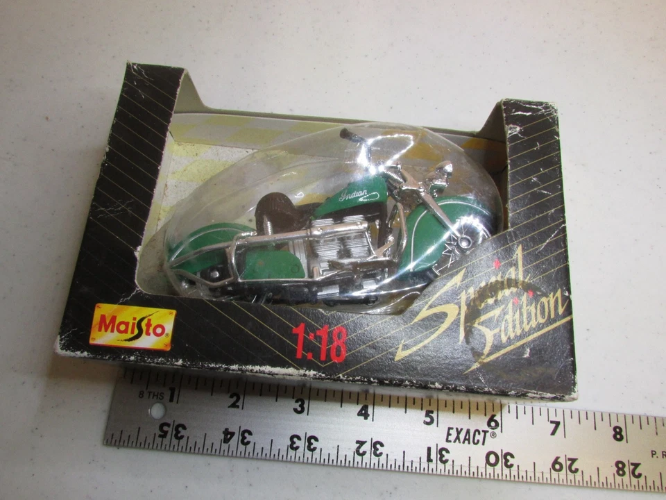 Maisto Honda Shadow 1:18 Special Edition Indian with box - Image 1 of 4