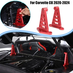 Replacement Red RaceLite Rear Hatch Support Brackets For Corvette C8 2020-2025 - Picture 1 of 20