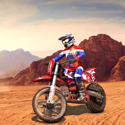 Skyrc Super Rider SR5 Model Red 1/4 Scale RTR RC Bike Balance Battery Motor - Image 1 of 4