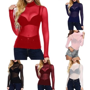Elegant Women's Tight Fitting Tee with Perspective Design for All Occasions - Picture 1 of 17