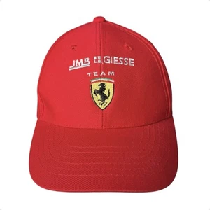 Ferrari JMB GIESSE Team Pit Crew GFL 23 Red Baseball Hat Atlantis USA - Picture 1 of 10