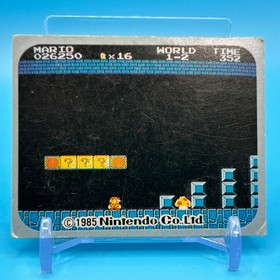 Super Mario Bros Card Family Computer Amada Nintendo Game Retro Japan #245