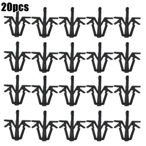 Clips Grille Exterior Replacement Retainer 20pcs Accessories Automotive Black - Picture 1 of 12