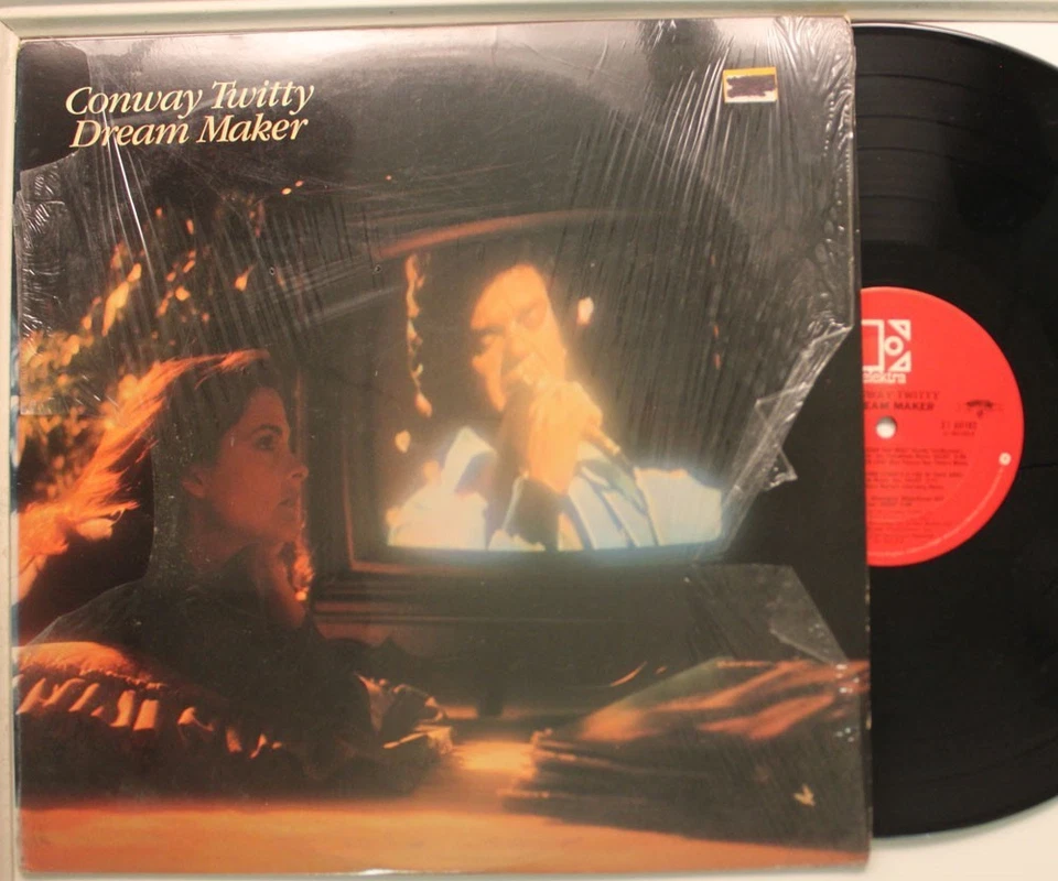 Conway Twitty Lp Dream Maker On Elektra - Vg To Nm VG (In Shrink - Image 1 of 1