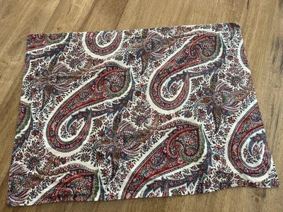 Almohada Ralph Lauren NORWICH ROAD Pyne Paisley Estándar Falsa 29" X 22" Usada en Excelente Condición Foto 1 de 4