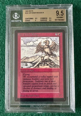 Roc Of Kher Ridges - BETA - MTG - BGS 9.5. GEM. More Vintage MTG In My Store. - Image 1 of 2