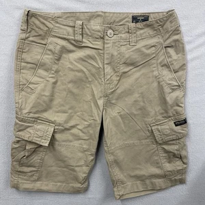 Superdry Cargo Shorts Mens W32 Brown Utility Combat Slim Core Field Military - Picture 1 of 9