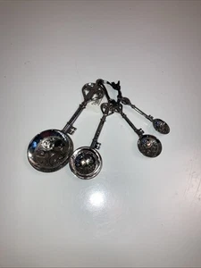 Ganz Dash of Strength, Trust, Love, Hope Religious Cross Measuring Spoons Set 4 - Picture 1 of 10