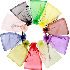 100 Pcs Organza Bags 3×4 Inches, Mixed 100 Count (Pack of 1), color - Picture 1 of 7