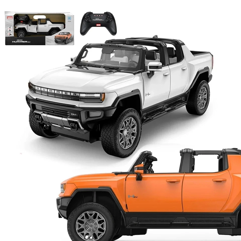 Rastar 1:14 GMC Hummer EV RC Car 2.4GHz Remote Control 4WD LED Lights Official - Image 1 of 4