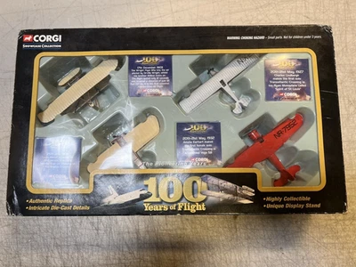 Corgi CSCA01004 Model Airplanes 100 Years of Flight set of 4 Die-Cast Airplanes - Image 1 of 4
