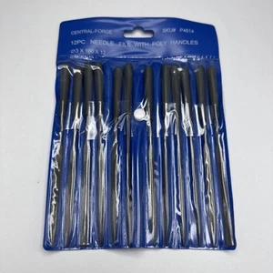 New Central Forge P4614 12pc Mini Needle File Set with Poly Handles - Picture 1 of 2