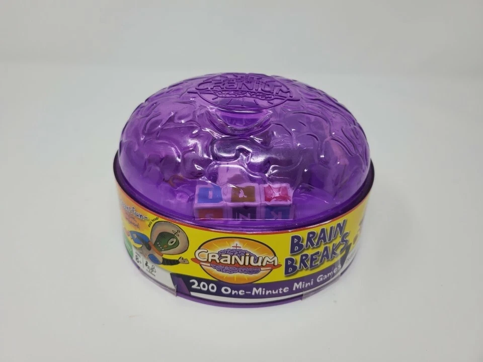 NEW Sealed Cranium Brain Breaks 200 One Minute Mini Games by Hasbro - Image 1 of 4