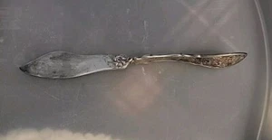 Vintage Oxford Silverplate Twist Handle Master Butter Knife Early 1900's - Picture 1 of 4